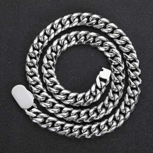 6mm-12mm Stainless Steel Miami Cuban Link Chain Manufacturer