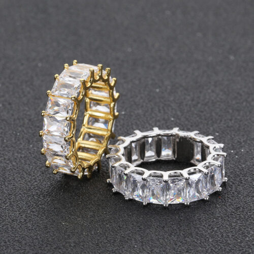 7mm Baguette Cut Cubic Zirconia Band Ring Factory
