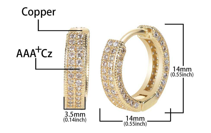 Brilliant Sharp-Edge Geometric Hoop Earrings Brilliant Sharp-Edge Geometric Hoop Earrings