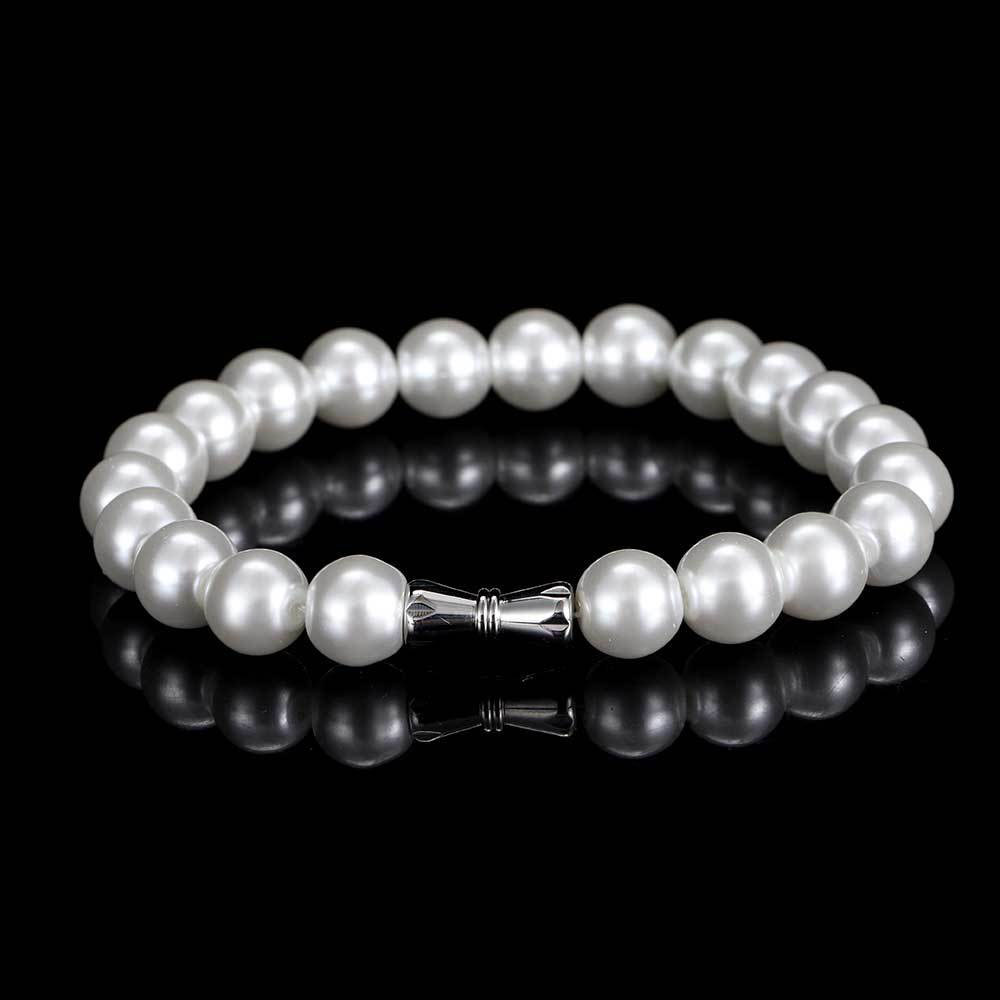 Classic Round Glass Pearl Bracelet Manufacturer