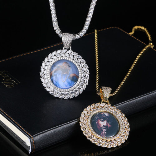 Custom Marquise Cubic Zirconia Photo Pendant Supplier