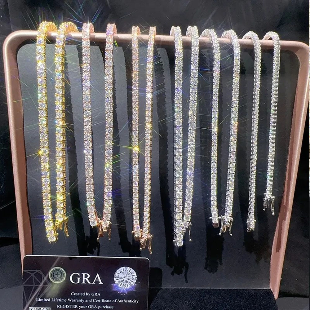 GRA Certified Moissanite Tennis Chain & Bracelet Distribution