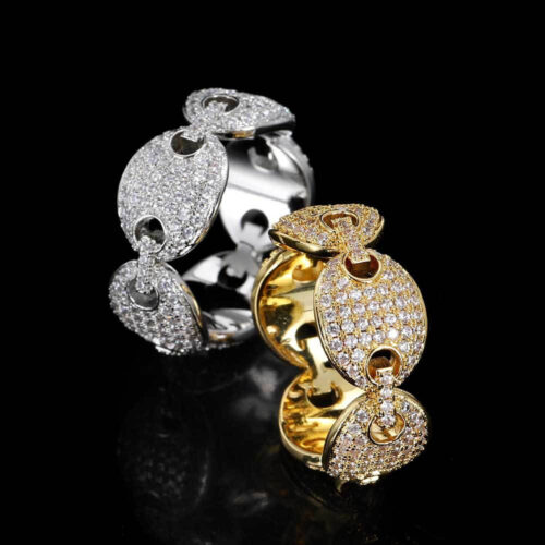 Iced Out Cubic Zirconia Mariner Link Ring Factory