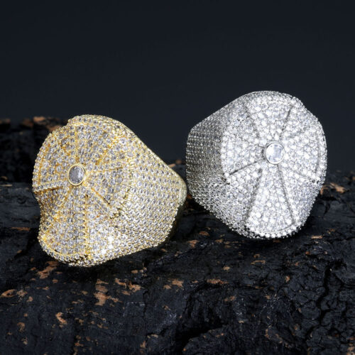 Large Hip Hop Religious Cross Ring for MenFactory