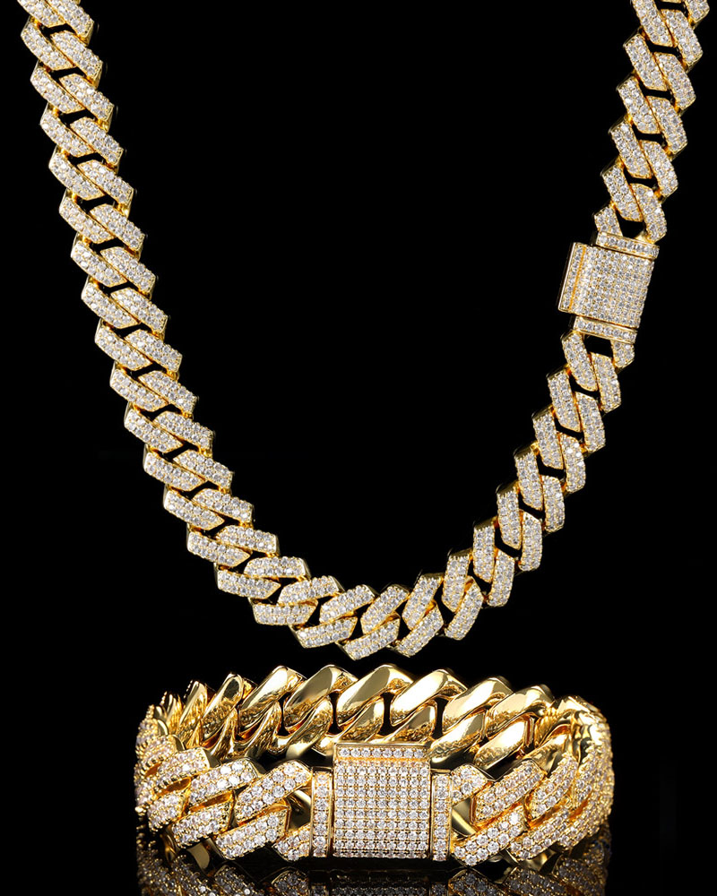 Premium Iced Out Cuban Chain Wholesale