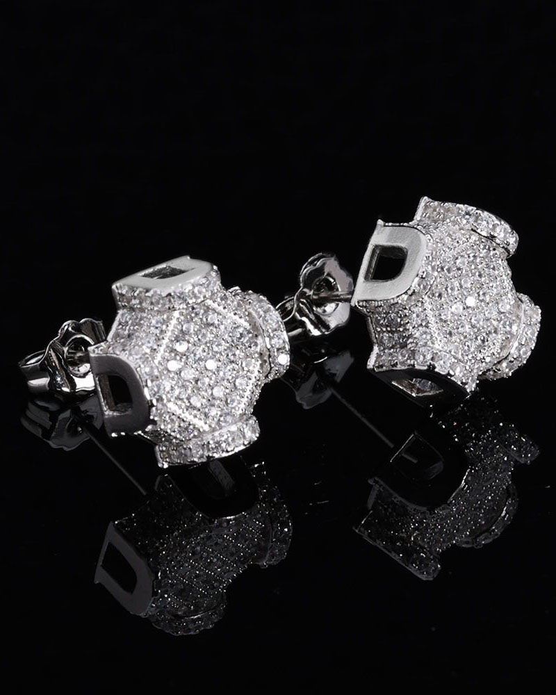 Premium Iced Out Earrings Wholesale