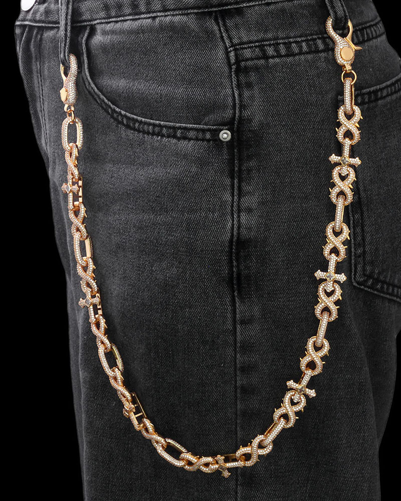 Premium Iced Out Trouser Chains Wholesale