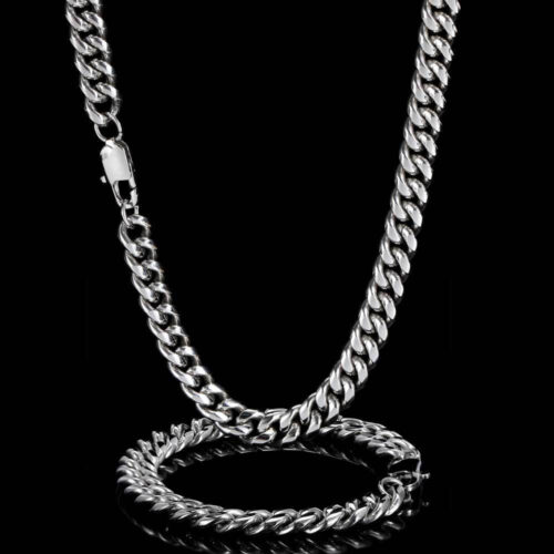 Stainless Steel Hip Hop Cuban Link Chain & Bracelet Chinese Supplier
