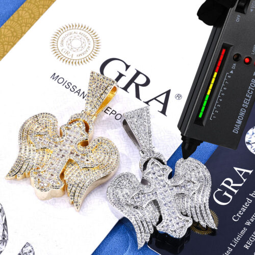 VVS Moissanite Large Religious Hip Hop Pendant