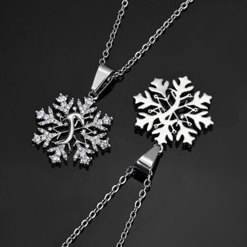 Cubic Zirconia Snowflake and Snake Pendant Distributor