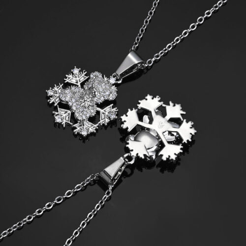 Iced Cubic Zirconia Snowflake Bear Pendant Supplier