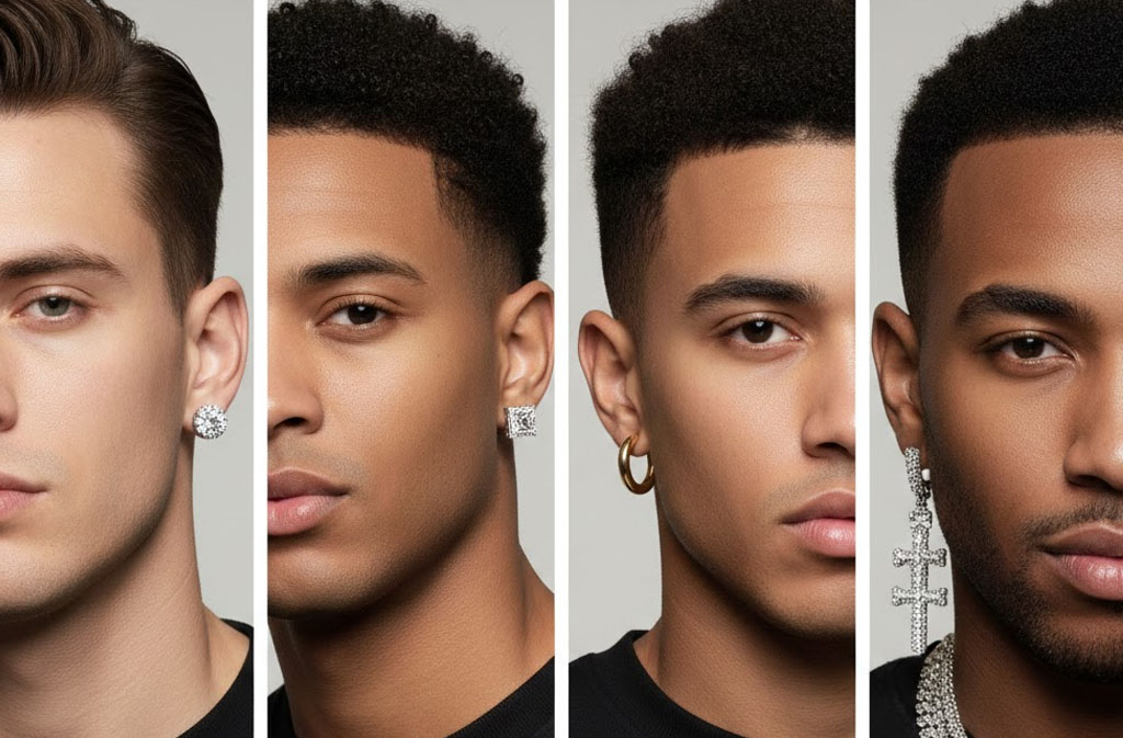 matching earrings to your face shape