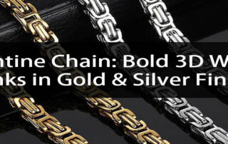 byzantine link chain necklace & bracelet wholesale