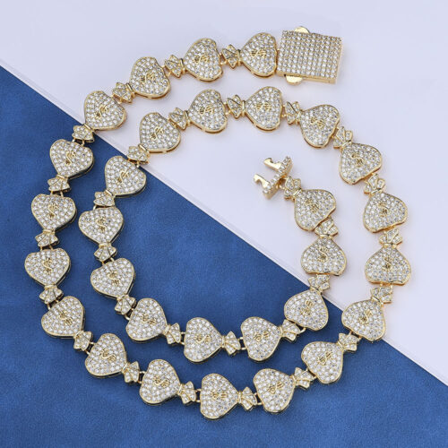iced out dollar money bag chain necklace & bracelet
