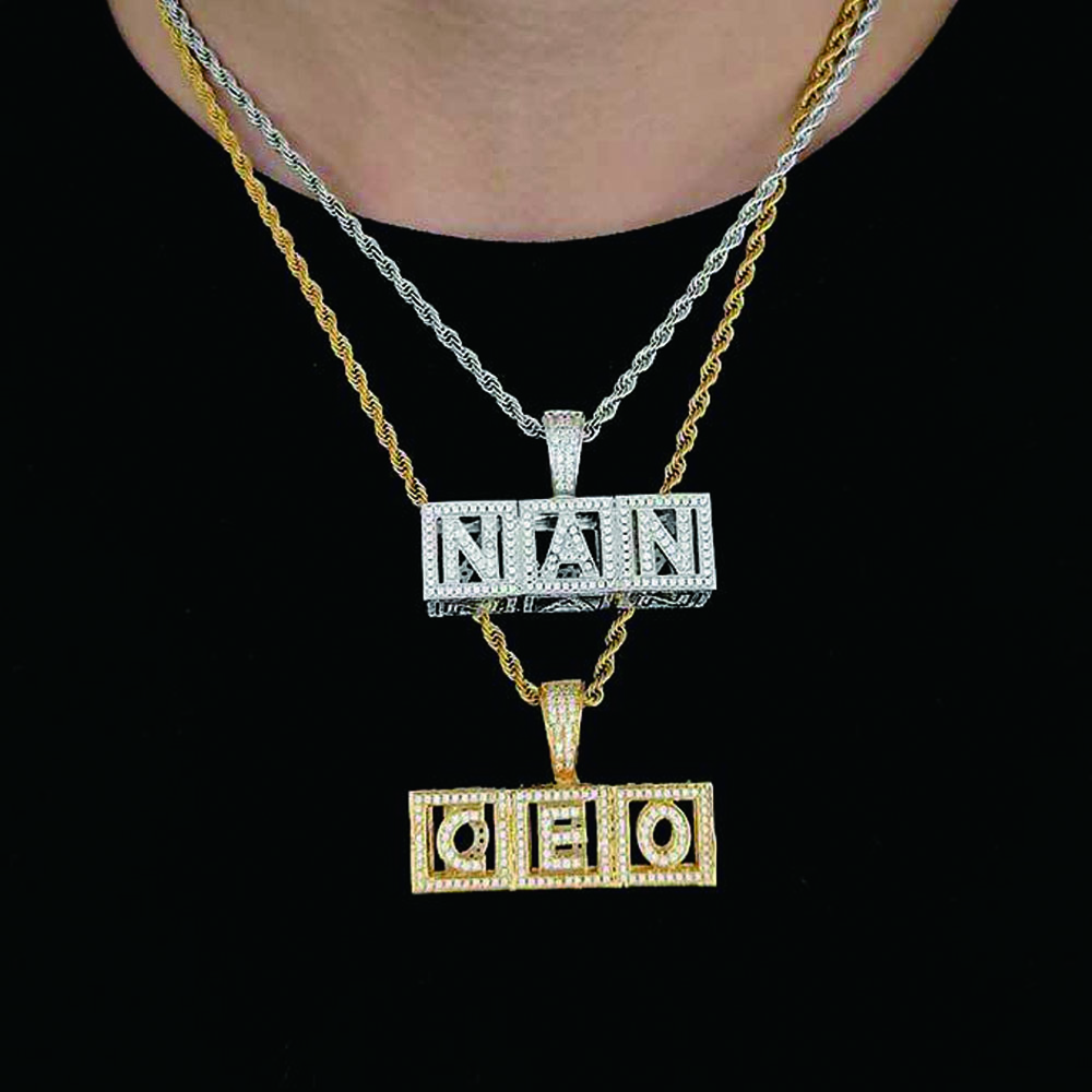 custom hip hop jewelry 3d construction