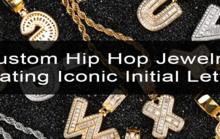 custom hip hop jewelry creating iconic initial letters
