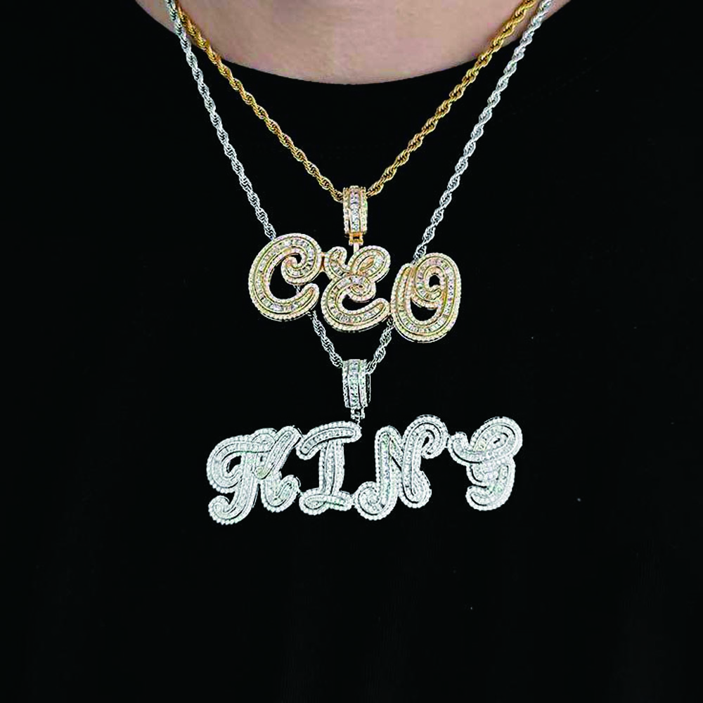 custom hip hop jewelry personalized fonts