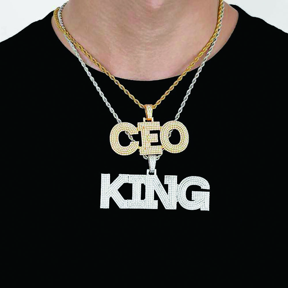 custom hip hop jewelry the block letter