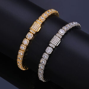 hip hop bracelet the micro pave cluster look
