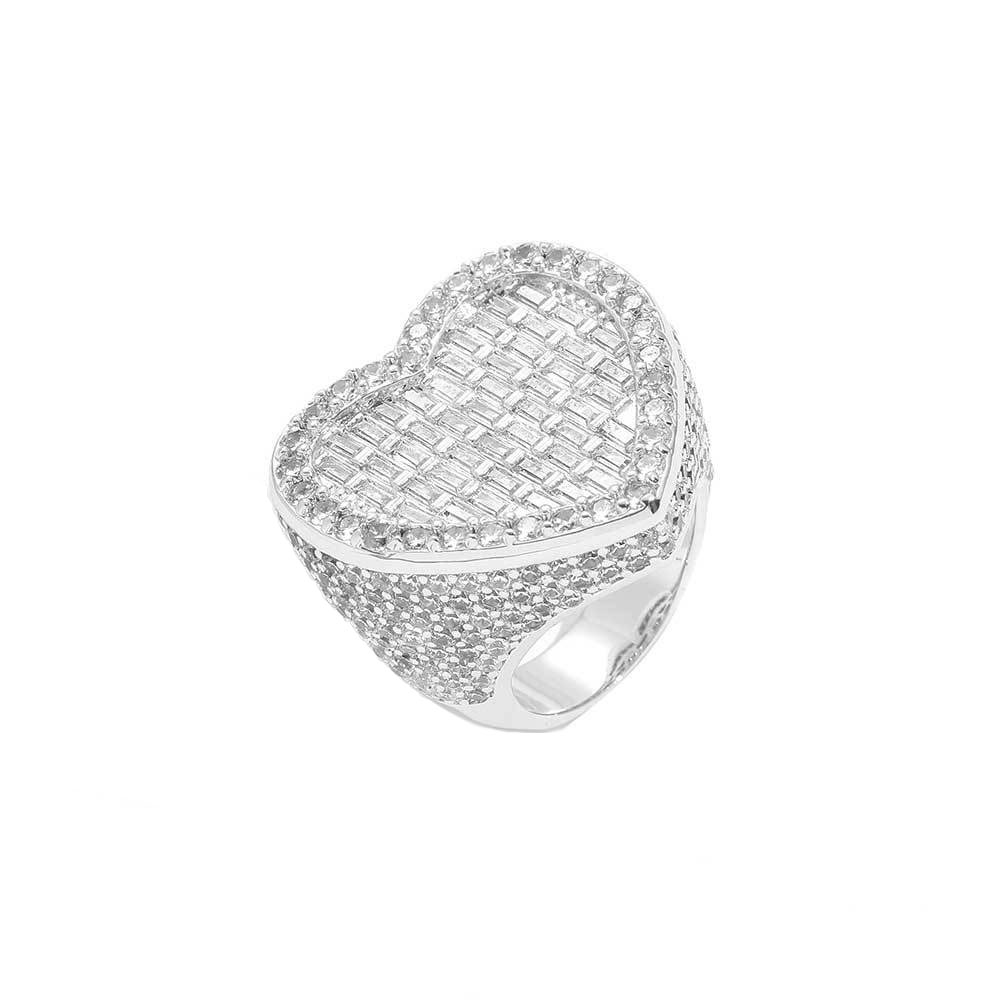 hip hop rings heart rings