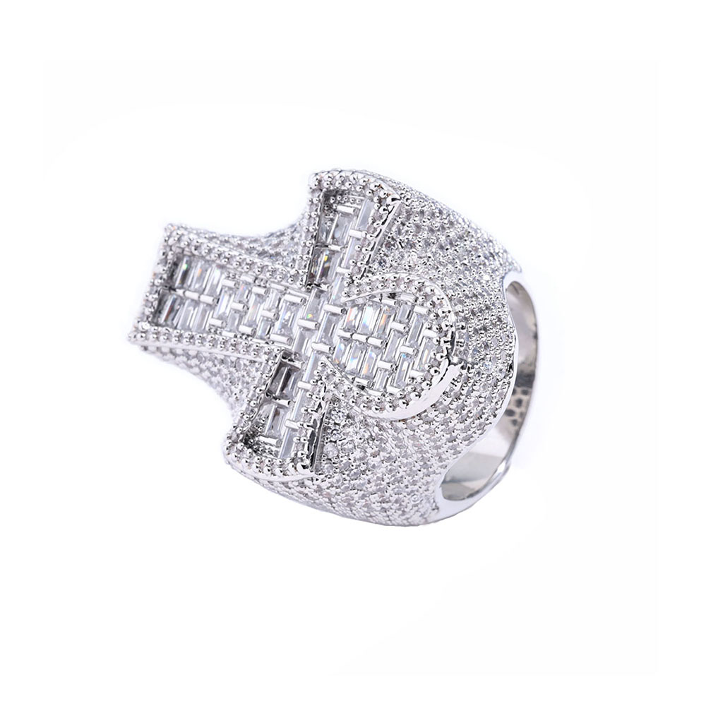 hip hop rings jesus crucifix cross rings