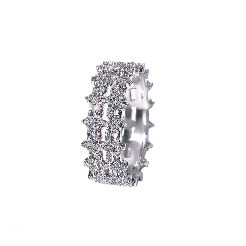 hip hop rings micro pave rings