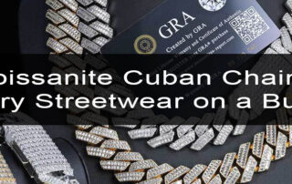 moissanite cuban chains luxury streetwear