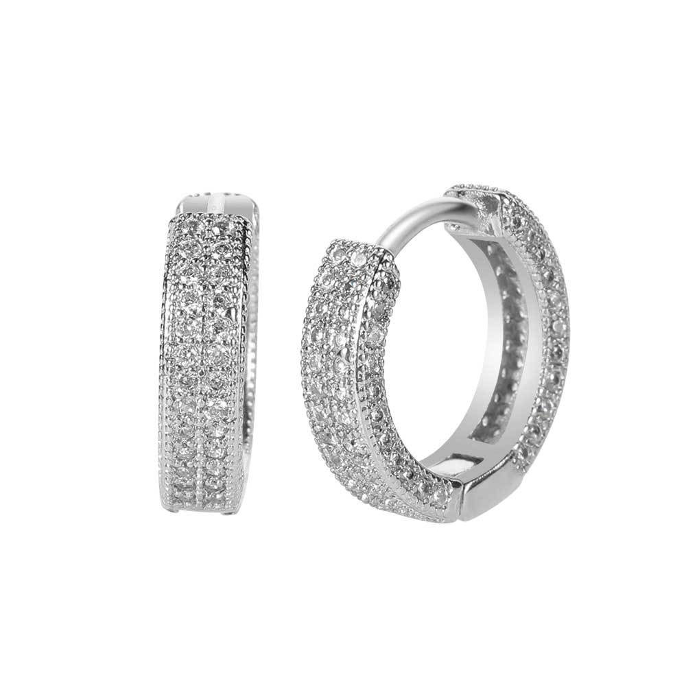 women's hip hop jewelry the micro hoop