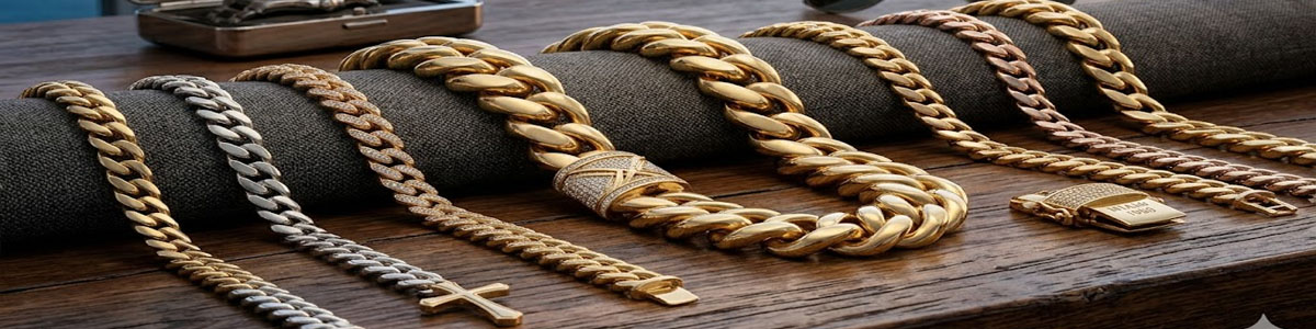 curb link vs. cuban link chain 2