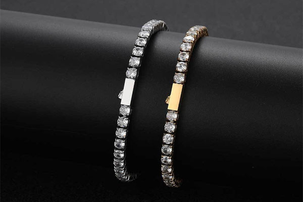 iced out bracelets prong setting